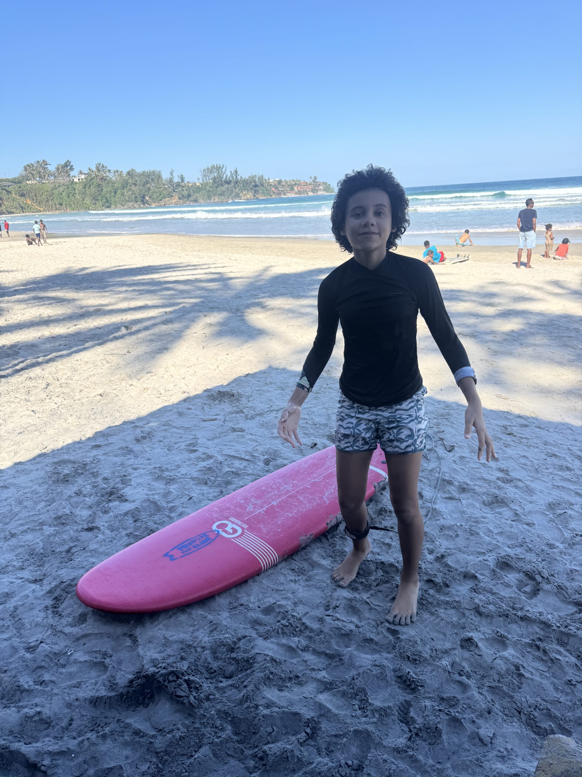 Surfing at Ampotatra Beach